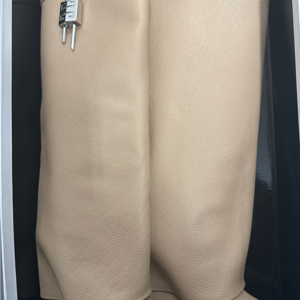 Givenchy Over the Knee Boots in Beige